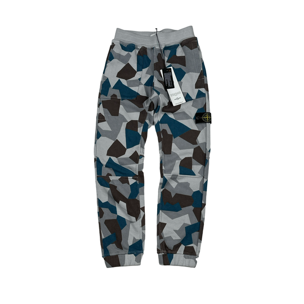 Stone Island Junior Pattern Cotton Joggers - Age 8