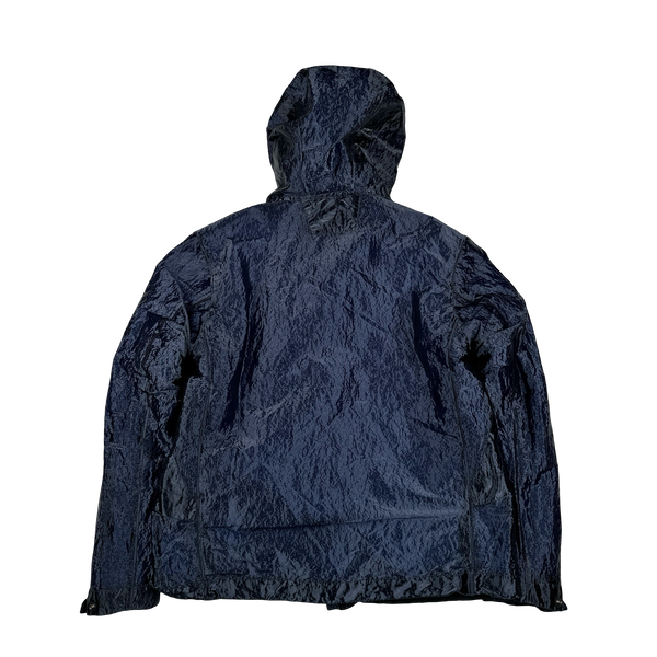 CP Company X Fila Navy Kan D Sherling Lined Explorer Goggle Jacket - Large