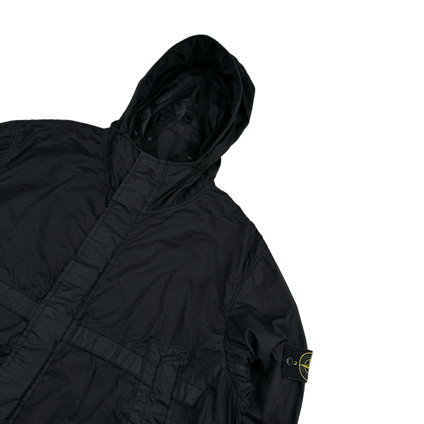 Stone Island 2013 Black Membrana TC Hooded Jacket - XXL