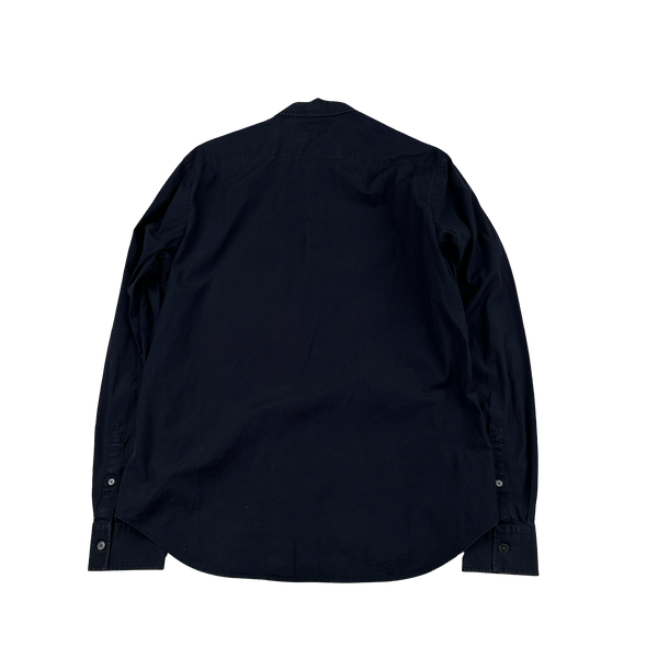 Burberry Navy Button Up Shirt - Medium