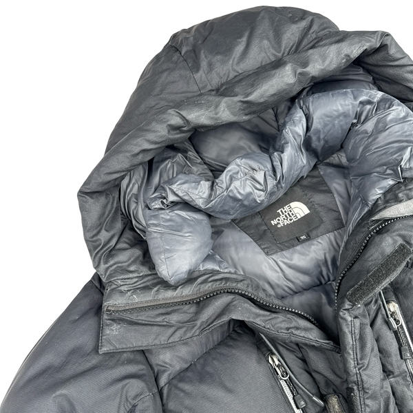 North Face Black Summit Series 700 Down Hooded Puffer Jacket - Medium