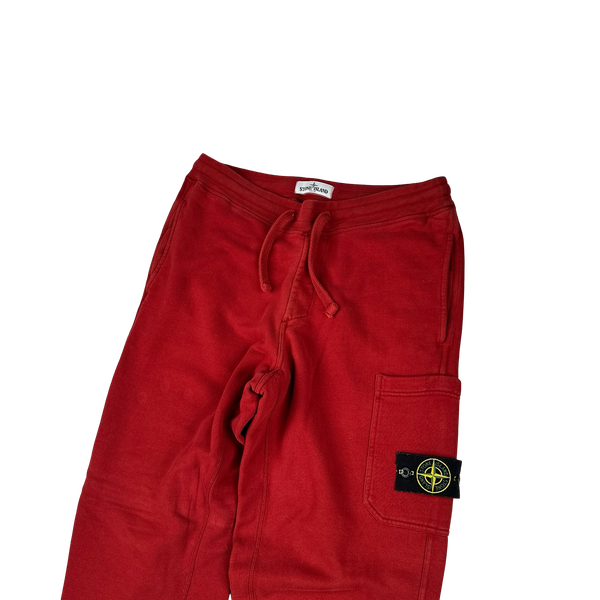Stone Island 2013 Red Cotton Joggers - Medium