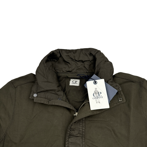 CP Company Khaki Lens View Cotton Zipped Lens Viewer - Large