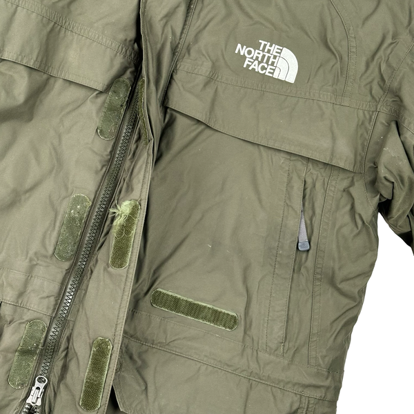 North Face Khaki Hyvent McMurdo Down Filled Parka Jacket - Large