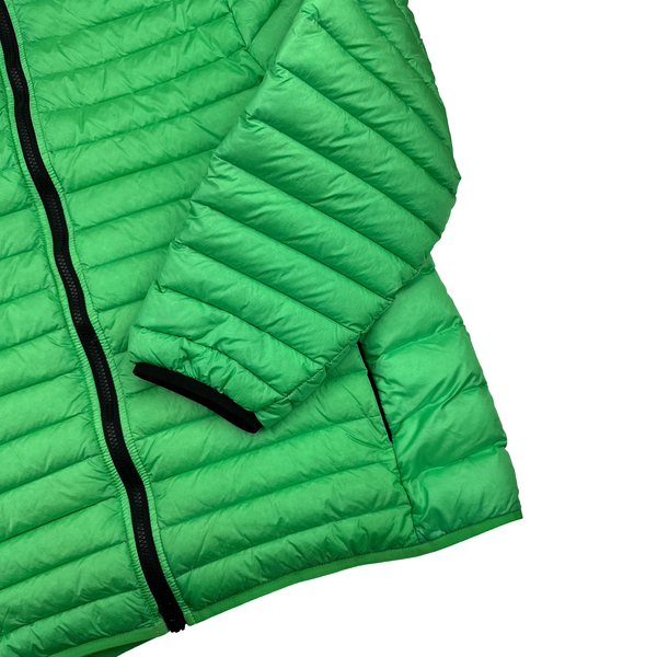 Stone Island 2022 Green Loom Woven R Nylon Down TC Puffer - Medium