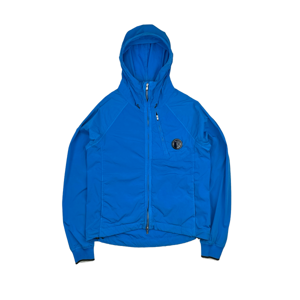 CP Company Blue Nycra Hooded Jacket - XL