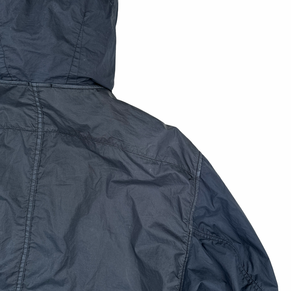 Stone Island 2022 Navy Shadow Project HD Pelleovo Cotton TC Navy Glass Jacket - Large