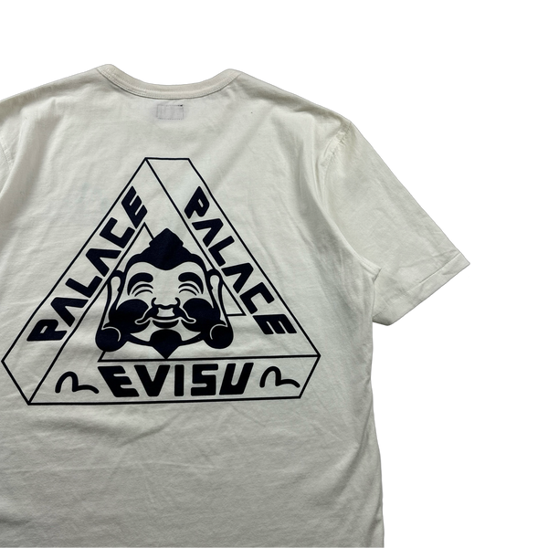 Palace X Evisu White T Shirt - Large