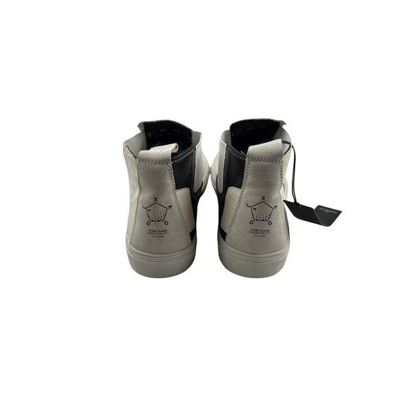 Stone Island Shadow Project White Chelsea Boots - UK 8