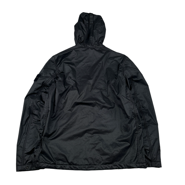 Stone Island 2020 Black Lamy Flock Jacket - Large