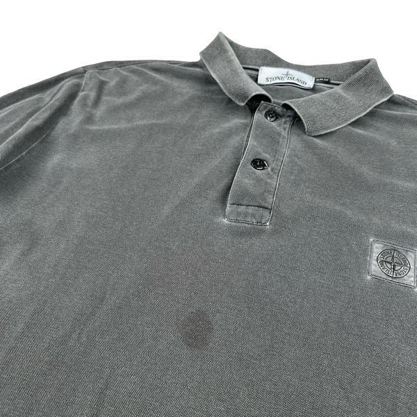 Stone Island 2016 Grey Slim Fit Polo Shirt - 3XL