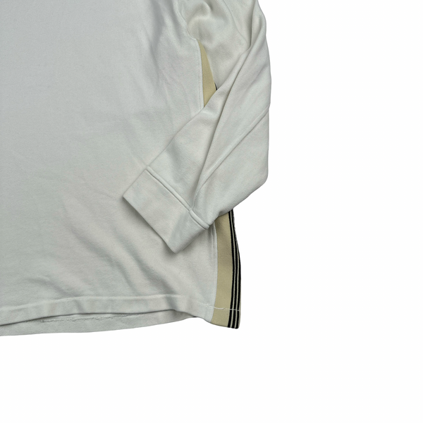 Stone Island AW1995 Vintage Cotton Stripped Detail Crewneck Jumper - XL