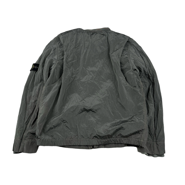 Stone Island 2004 Charcoal Nylon Metal Jacket - XL