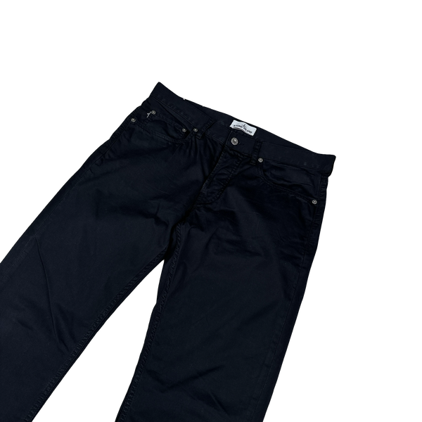Stone Island 2017 Black Slim Fit Trousers - 32"