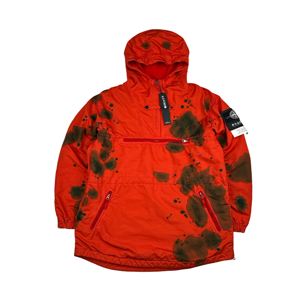 Stone Island 2023 Hand Colouring Orange David TC Micropile Smock - Medium