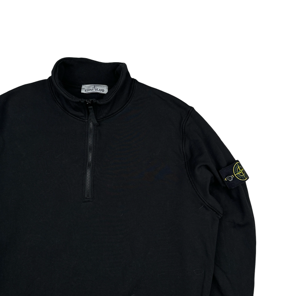 Stone Island 2024 Black Quarter Zip Jumper - XL