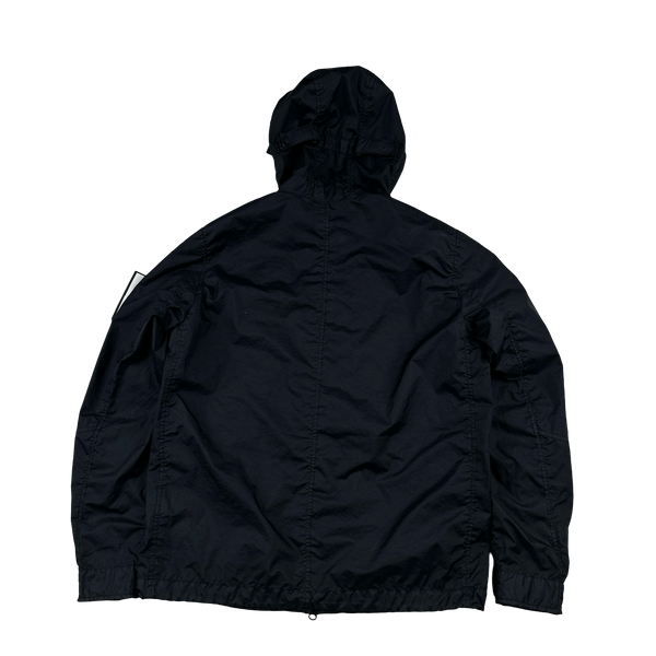 Stone Island 2018 Dark Navy Membrana 3L TC Hooded Jacket - Medium