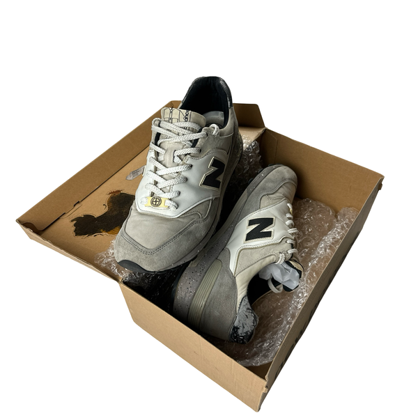 Stone Island x New Balance Grey SI 577 Trainers - UK 10