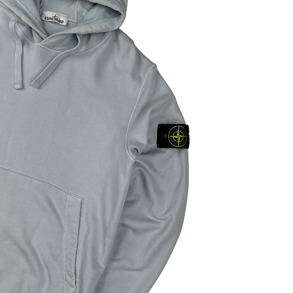 Stone Island 2024 Baby Blue Pullover Hoodie - Medium