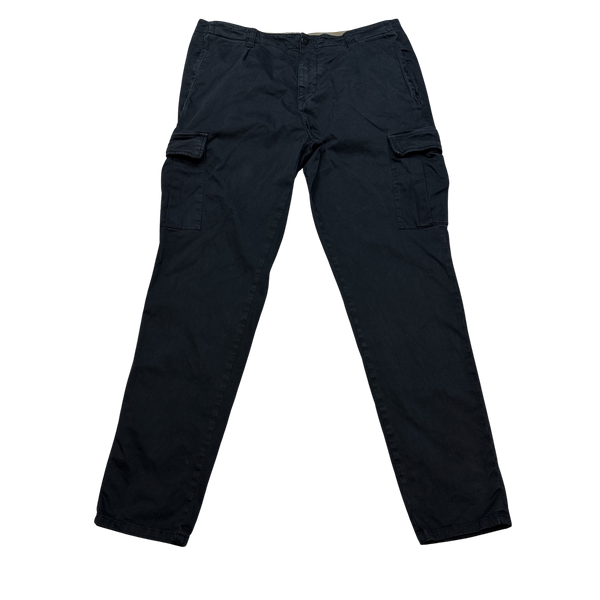 CP Company Navy Tapered Fit Cargos - 38"