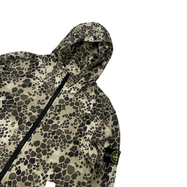 Stone Island 2018 Alligator Camo Zipped Hoodie - Medium