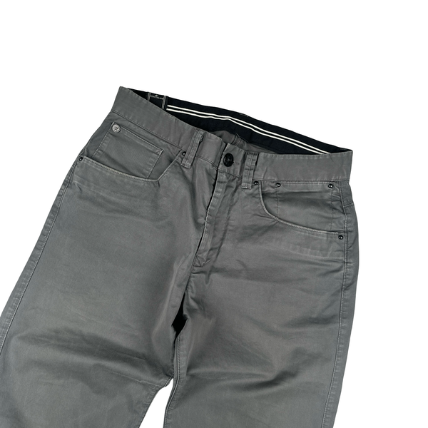 Stone Island 2009 Relaxed Fit Grey Cotton Trousers - Small