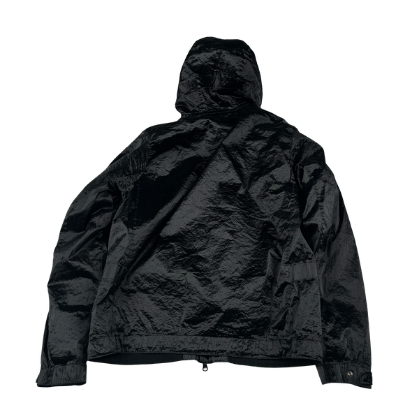 CP Company Black Kan D Sherling Lined Goggle Jacket - Large