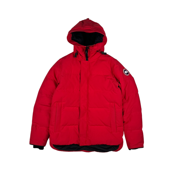 Canada Goose Red Macmilan Premium Down Parka Jacket - Small