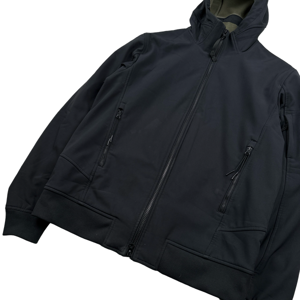 CP Company Black Fleece Lined Soft Shell R Jacket - Medium
