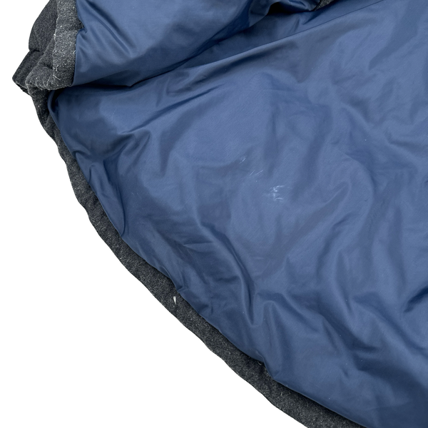 Burberry Grey Wool Down Filled Puffer Jacket - Medium