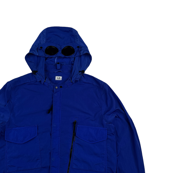 CP Company Blue Chrome Goggle Overshirt - XL