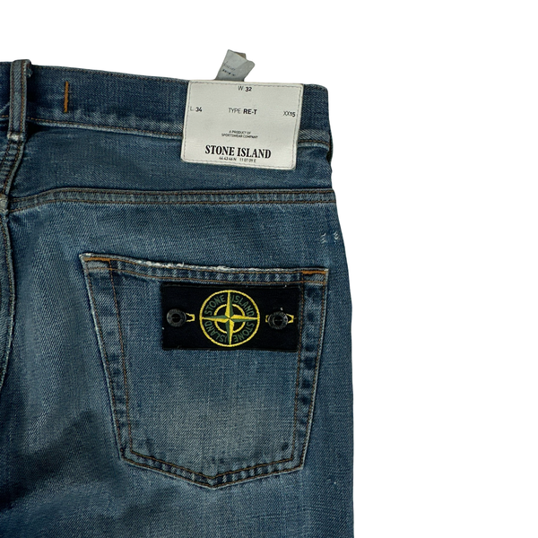 Stone Island 2013 Blue Denim RE-T Fit Jeans - 32”