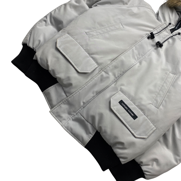 Canada Goose White Chilliwack Puffer - Small