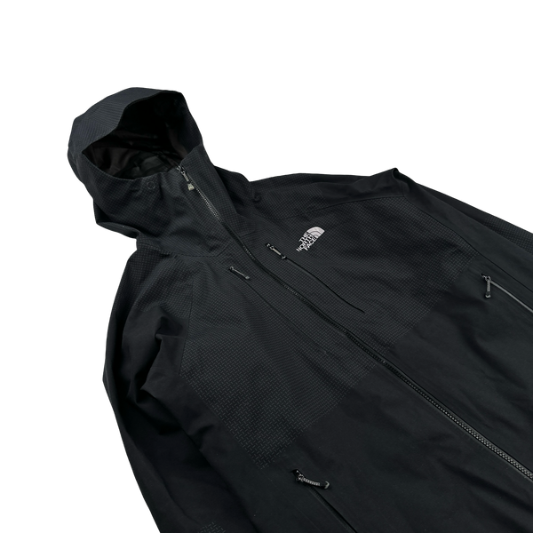 North Face Black Summit Series Gore-Tex Hooded Jacket - Large