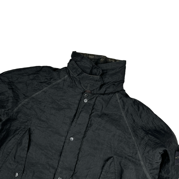 Stone Island 2001 Black Monofilament Mesh Jacket - XL