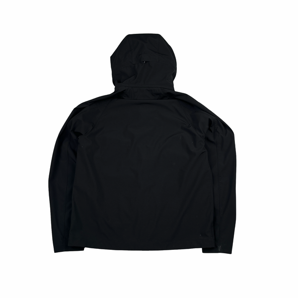 CP Company Black Shell R Google Multi Pocket Zipped Jacket - XL