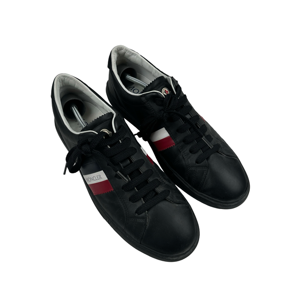 Moncler Striped Leather Low top Sneaker Trainers - UK 9