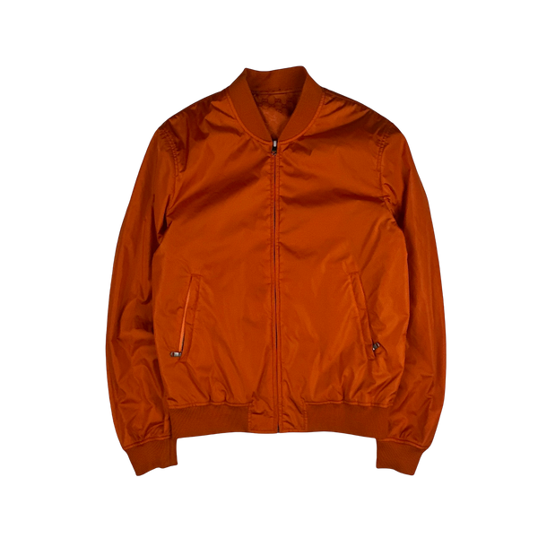 Gucci Monogram Reversible Orange Zipped Jacket - XL