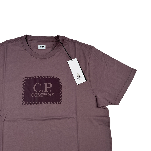 CP Company Mauve Graphic T Shirt - Small - Medium - XL