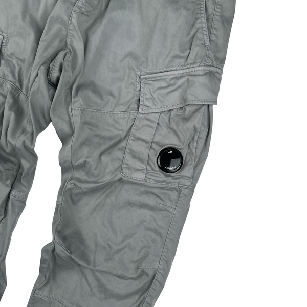 CP Company Grey Ergonomic Fit Cargo Trousers - XL