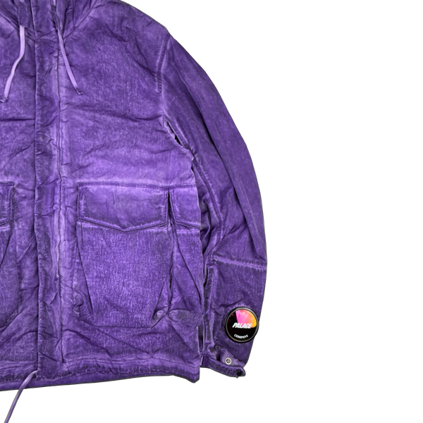CP Company x Palace Purple Nylon La Mille Goggle Jacket - Small