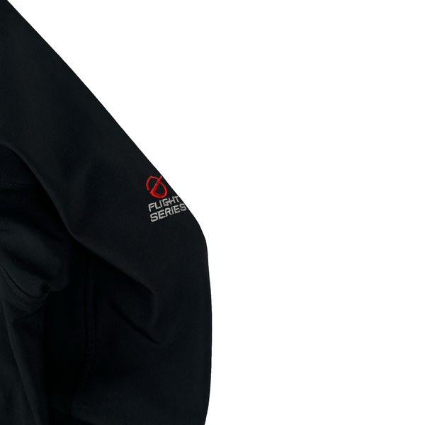 North Face Black Flight Series Soft Shell Hooded Jacket - Large