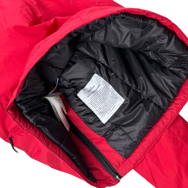 Stone Island 2022 Red Stellina Primaloft Jacket - Large