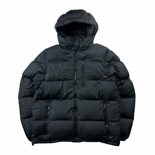 Ralph Lauren Black Puffer Thick Down Puffer Jacket - XL