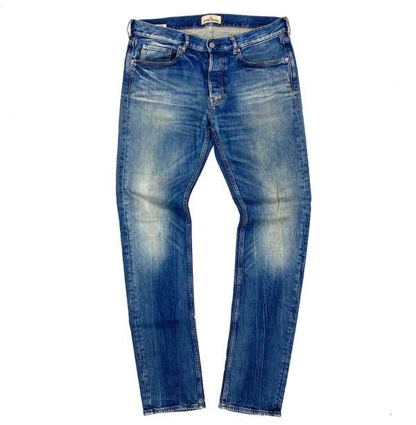 Stone Island Light Blue Slim Fit Denim Jeans