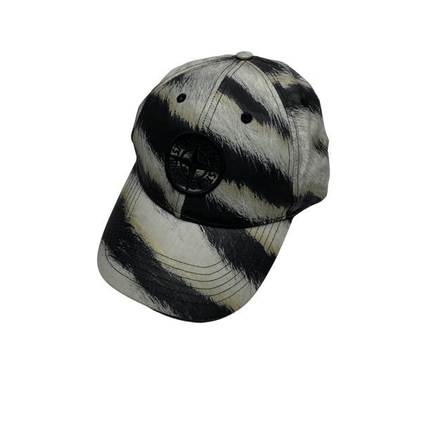 Stone Island White Tiger Camo Cap