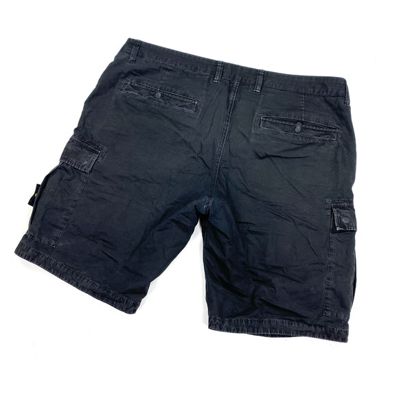 Stone Island Black Cargo Shorts