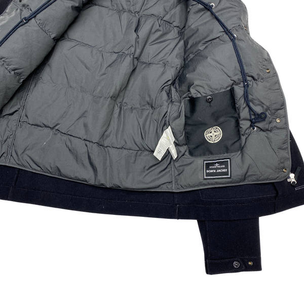 Stone Island Down Filled Dutch Rope Shoulder Badge Jacket