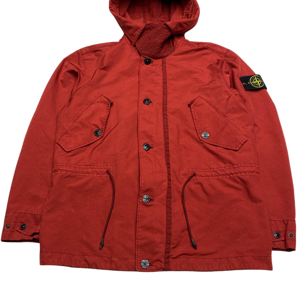 Stone Island 2019 Red David TC Parka Jacket