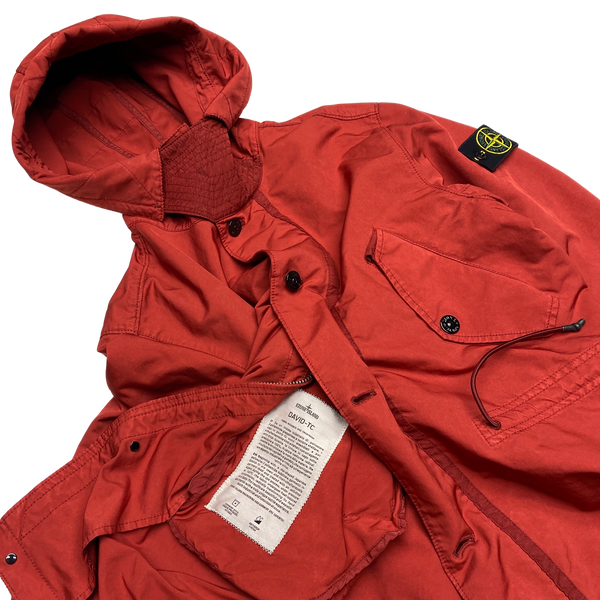 Stone Island 2019 Red David TC Parka Jacket